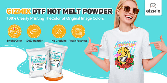 GIZMIX DTF Powder – Premium Hot Melt Adhesive Powder at Just $8 (1kg)