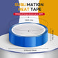 GIZMIX Heat Resistant Tape for Sublimation, 482°F High Temp Blue PET Tape for Heat Press, Electronics, 3D Printing, No-Residue Thermal Insulation Tape (5 Rolls, 108ft Each, 0.4"/0.8" Width)