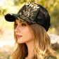 RANGLEBA Woodland Camo Trucker Hat for Men & Women – Breathable Mesh Snapback Baseball Cap for Outdoor, Hiking & Hunting