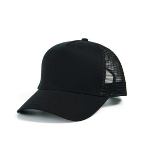 RANGELAB Black Mesh Trucker Hat – Adjustable Snapback Baseball Cap for Men & Women