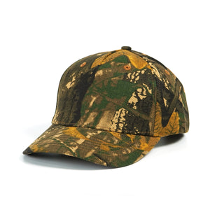 RANGELAB Woodland Camo Baseball Cap – Adjustable Outdoor Hunting Hat for Men & Women, Durable Cotton Twill Cap for Camping, Fishing & Hiking