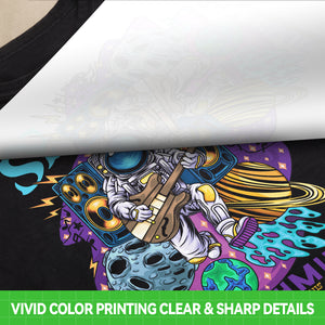 Rollo de papel de transferencia DTF, ecológico, de despegue frío, 13 pulgadas, 17,7 pulgadas y 24 pulgadas x 328 pies 