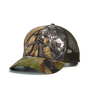Rangelab Camo Trucker Hat – Breathable Mesh Snapback for Outdoor Use