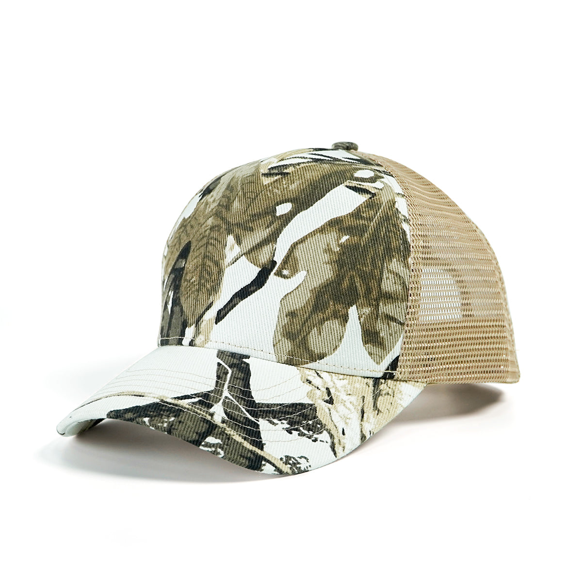 RANGELAB Camo Trucker Hat with Mesh Back – Breathable Adjustable Snapback for Hiking, Hunting & Outdoor