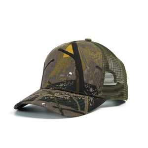 RANGELAB Tactical Camo Trucker Hat – Breathable Mesh Hunting Cap, Adjustable Unisex Outdoor Snapback