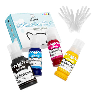 GIZMIX Sublimation Ink Refill 427ml – Auto-Fill, Vibrant Colors, UV Resistant for Epson EcoTank Printers