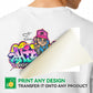 DTF Transfer Paper Roll – 13" / 17.7" / 24" × 328 ft | Strong Adhesion, Washable, Cold Peel Heat Transfer Paper for Apparel Printing