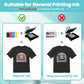 GIZMIX Inkjet Heat Transfer Paper for Dark Fabrics – Printable Iron-On Sheets for T-Shirts & DIY Crafts