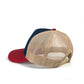RANGELAB Vintage Mesh Trucker Hat – Red Brim Navy Front, Adjustable Snapback Breathable Outdoor Cap