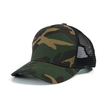RANGELAB Camo Trucker Hat Mesh Snapback – Breathable Tactical Cap for Outdoor & Hiking