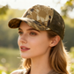 RANGELAB Unisex Camo Trucker Hat – Breathable Mesh Outdoor Hunting Cap, Adjustable Snapback