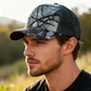 RANGELBA Grey Camouflage Trucker Hat Classic Mesh Snapback Baseball Cap