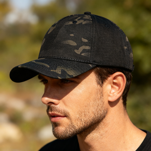 RANGELAB Men’s Tactical Camo Baseball Cap, Ripstop Adjustable Outdoor Hat for Hiking, Camping & Travel