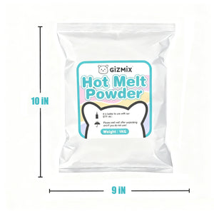 GIZMIX DTF Hot Melt Powder 1KG/35.3oz – Premium Adhesive Powder for DTF Transfers, Strong