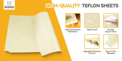 Non-Stick Teflon Sheets (Three-Pack)