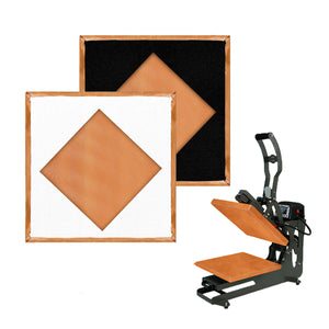 GIZMIX Heat Press Platen Protector – Non-Stick, High-Temp PTFE Cover for Upper & Lower Platens, Scratch-Resistant & Reusable Heat Press Cover – Fits 15"x15", 16"x20", 16"x24" Machines